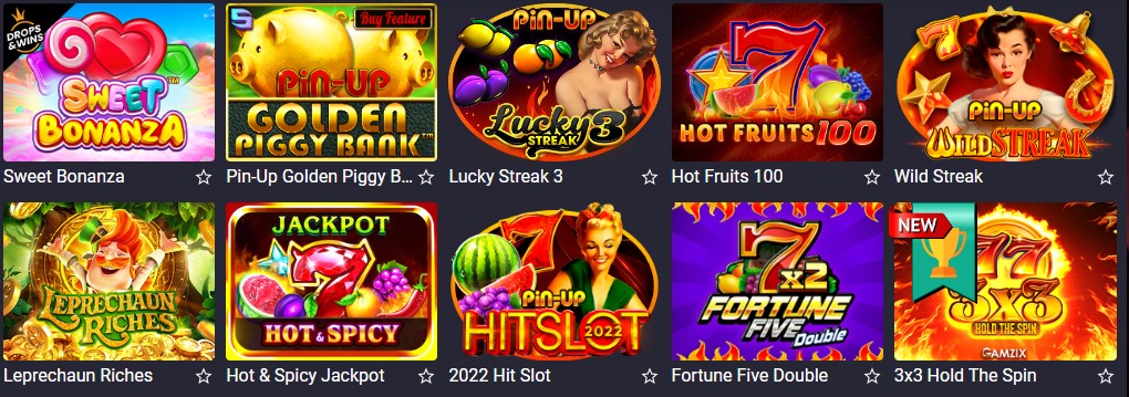 Игровые автоматы Пин Ап казино Игровые автоматы Пин Ап казино